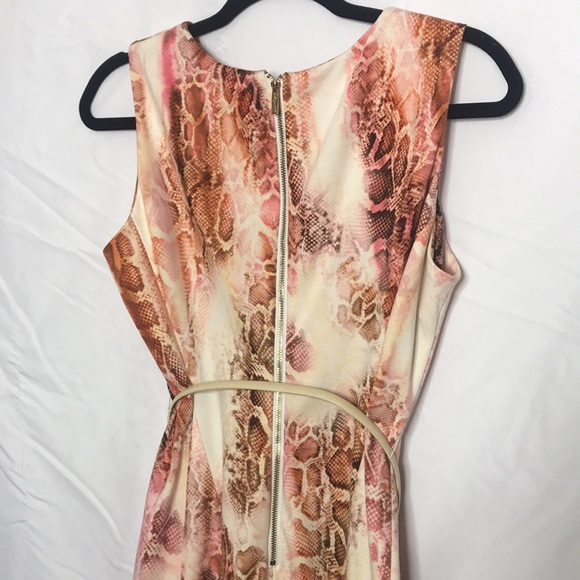 Calvin Klein Snake Print Midi Dress - Picture 4 of 9